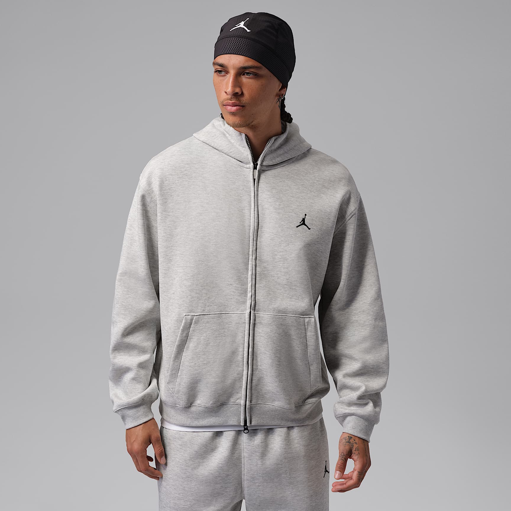 Jordan Sport Hoop Fleece Men's Dri-FIT Full-Zip Hoodie. Nike JP